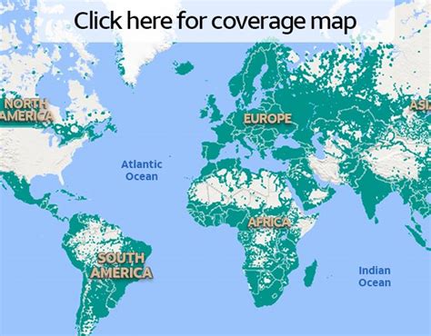 at&t international coverage map.